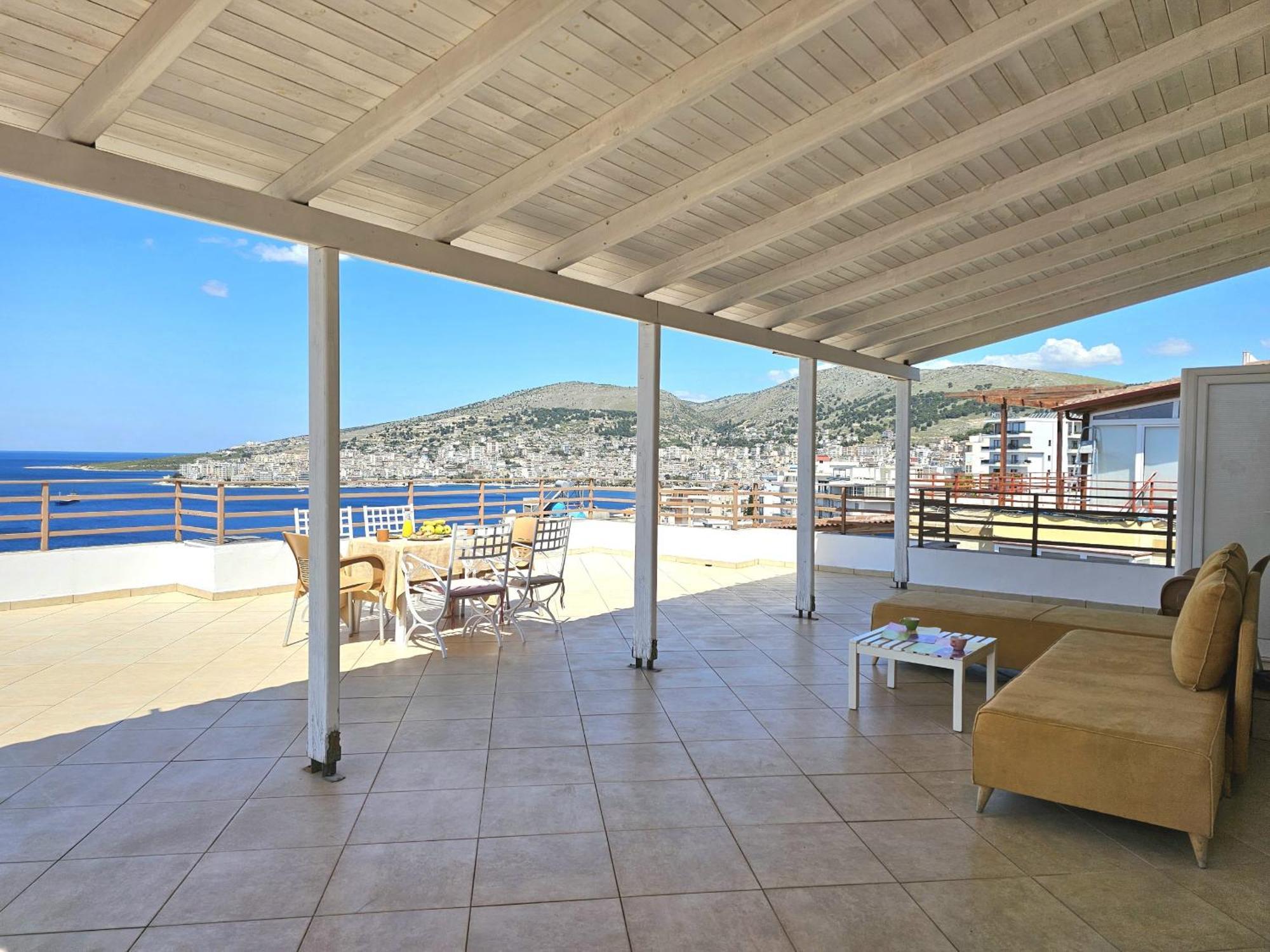 شقة Sunset Penthouse ساراندا المظهر الخارجي الصورة