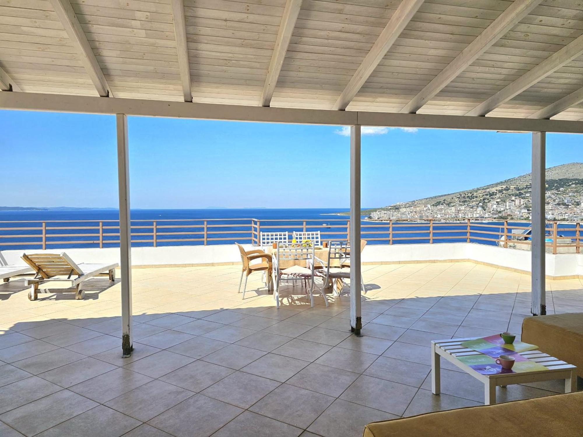 شقة Sunset Penthouse ساراندا المظهر الخارجي الصورة